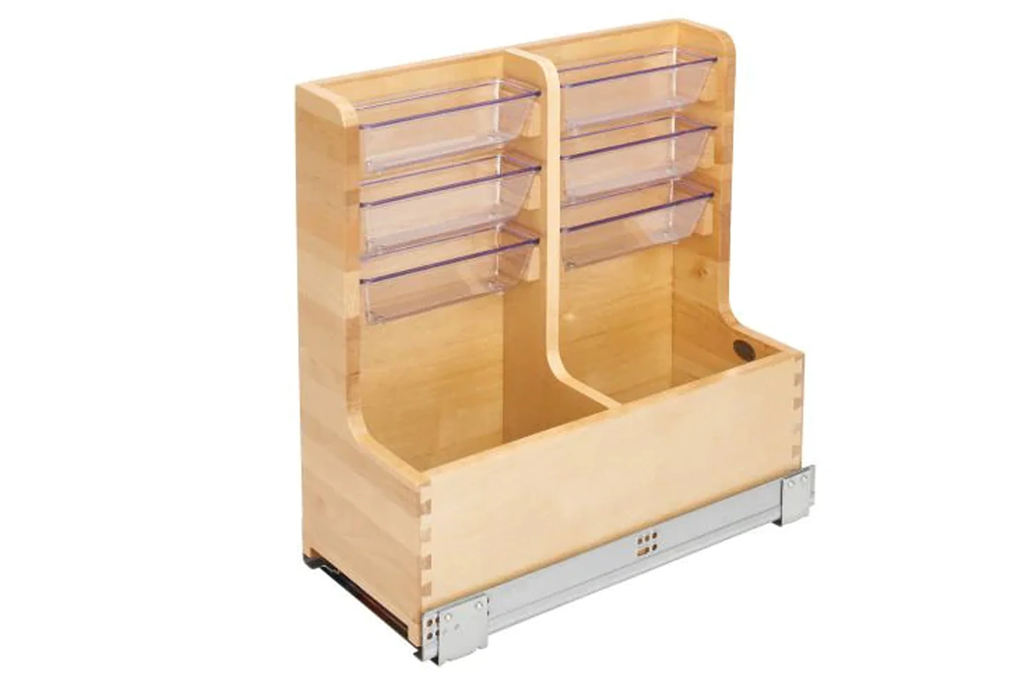 Vanity Sink Base L Shaped Pullout Organizer 24" & 30"