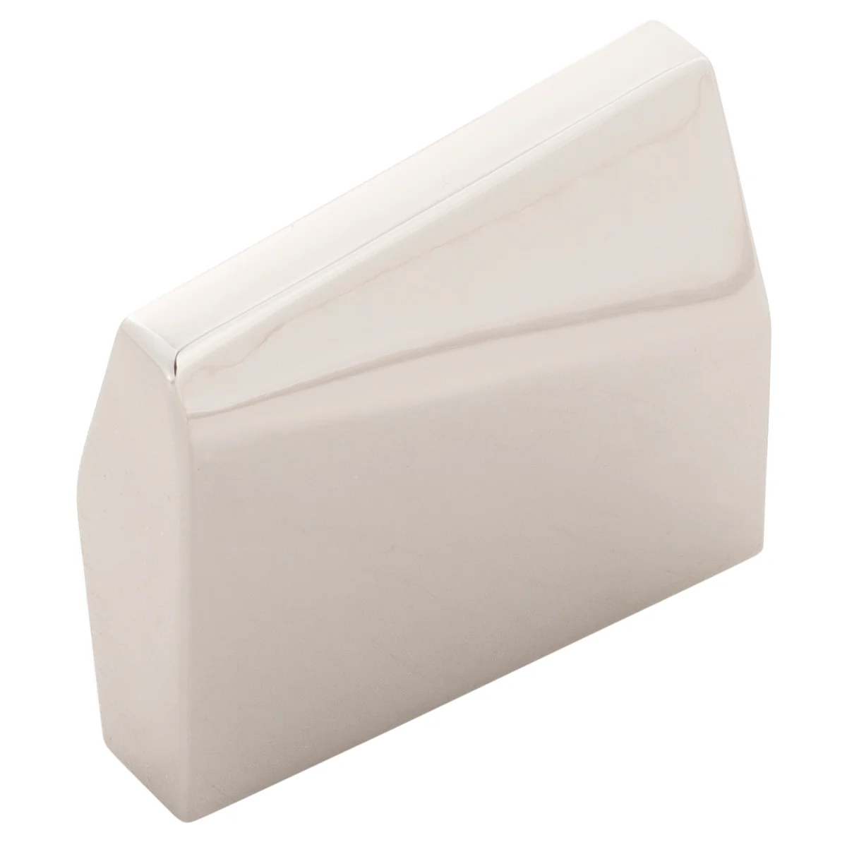 Veer Knob 1 Inch Center to Center Polished Nickel Finish