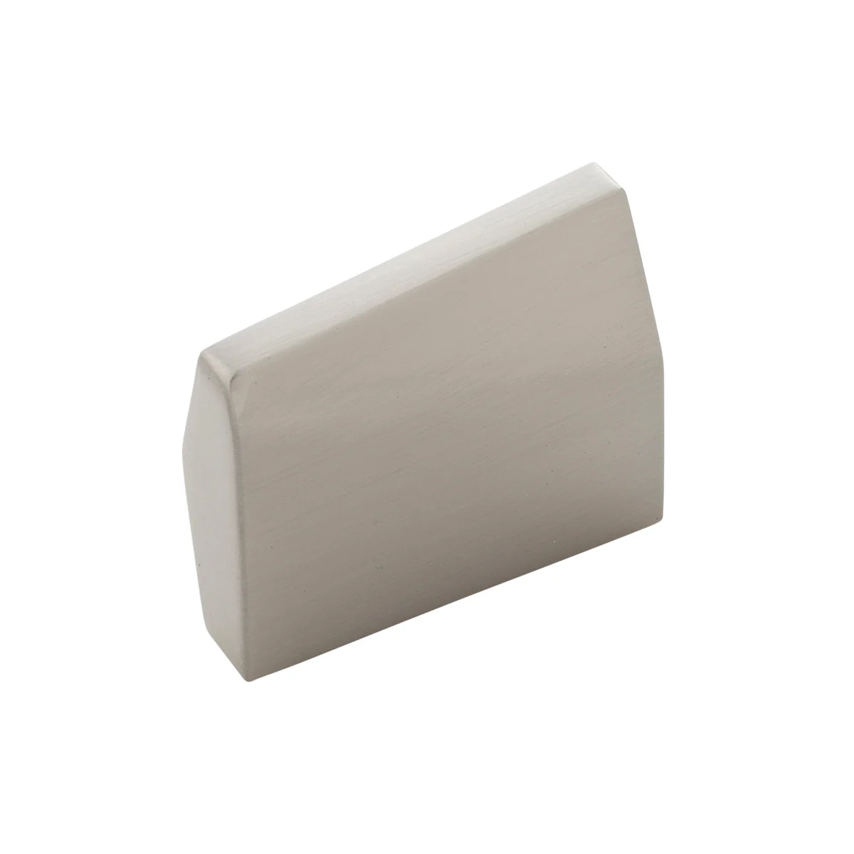 Veer Knob 1 Inch Center to Center Satin Nickel Finish