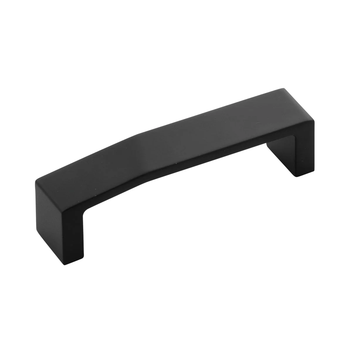 Veer Pull 3-3/4 Inch (96mm) Center to Center Matte Black Finish