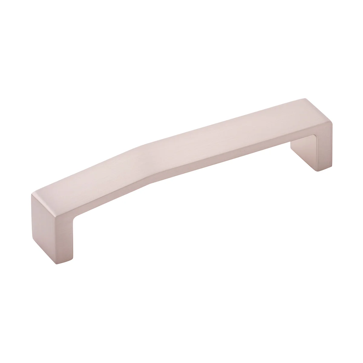 Veer Pull 5-1/16 Inch (128mm) Center to Center Satin Nickel Finish