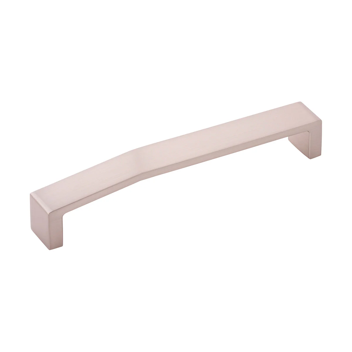 Veer Pull 6-5/16 Inch (160mm) Center to Center Satin Nickel Finish