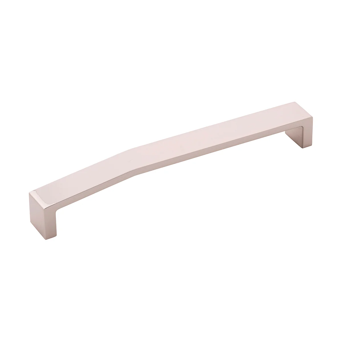 Veer Pull 7-9/16 Inch (192mm) Center to Center Polished Nickel Finish