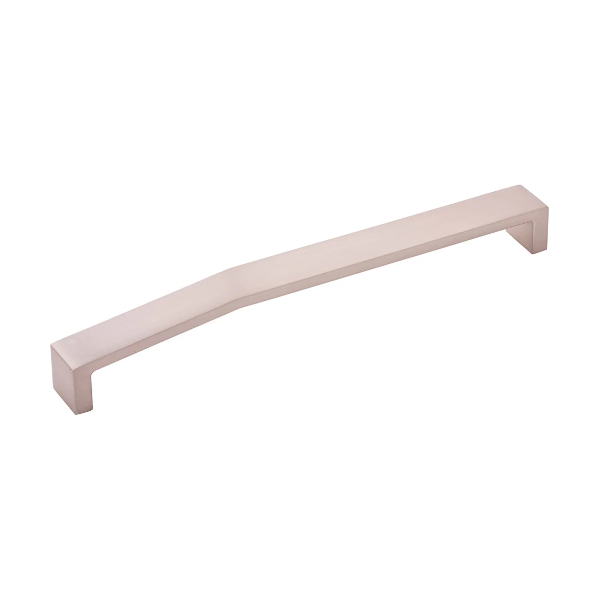 Veer Pull 8-13/16 Inch (224mm) Center to Center Satin Nickel Finish