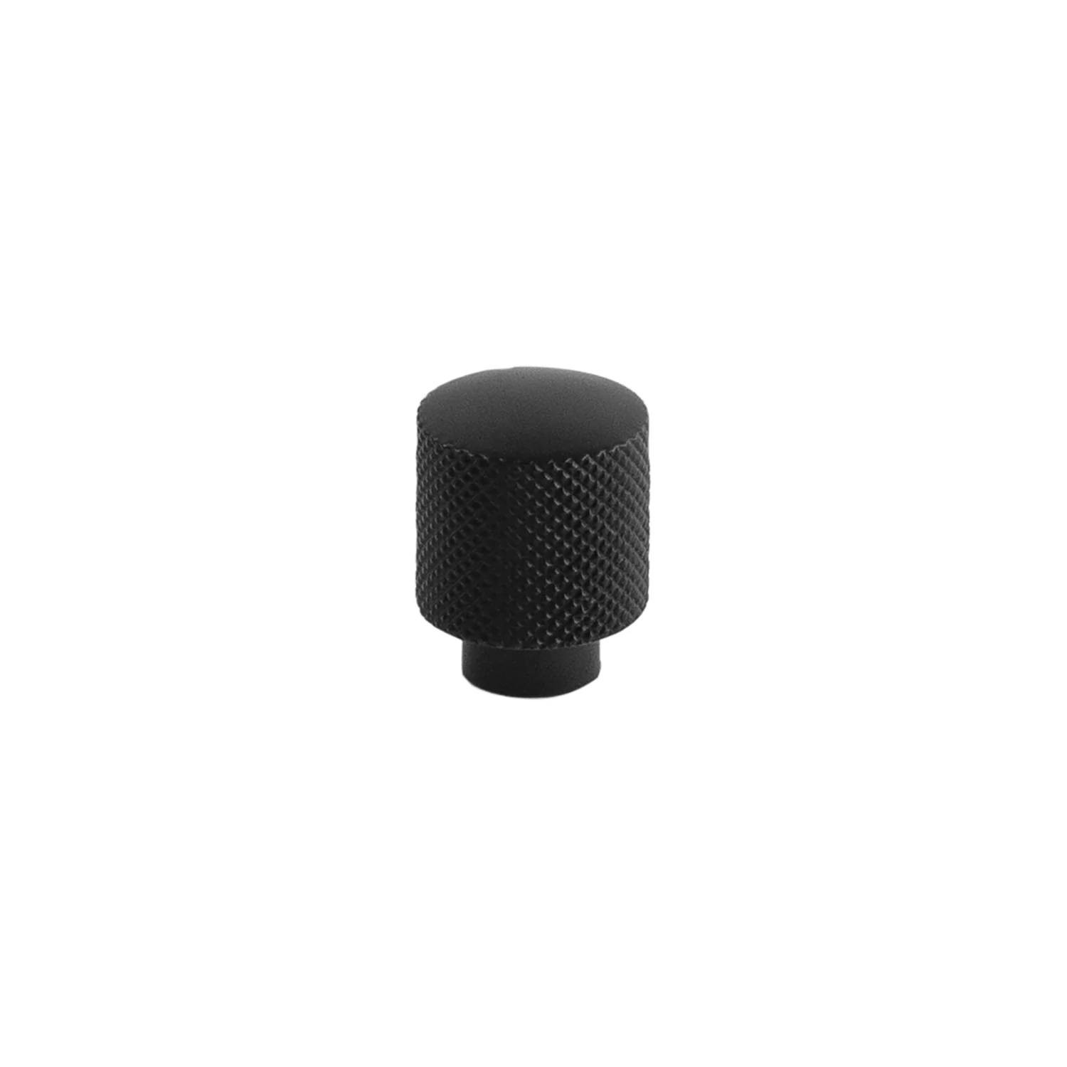 Verge Knob 7/8 Inch Diameter Matte Black Finish