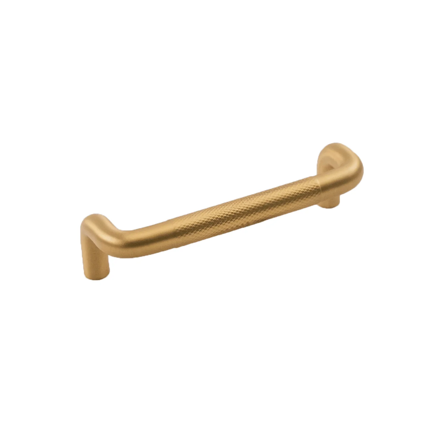 Verge Pull 3-3/4 Inch (96mm) Center to Center Brushed Golden Brass Finish