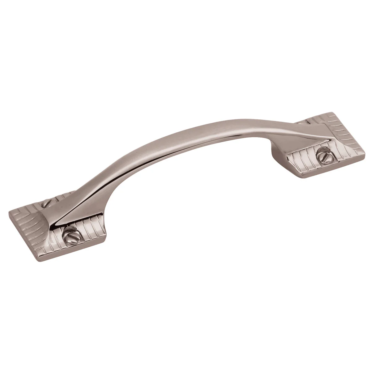 Vintage 1900 Pull 3 Inch Center to Center Polished Nickel Finish